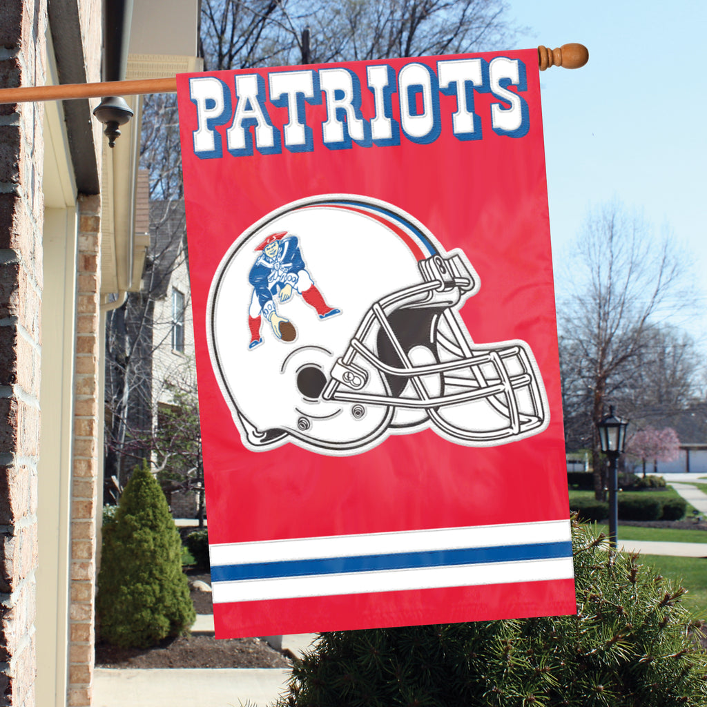 New England Patriots Applique Banner Flag