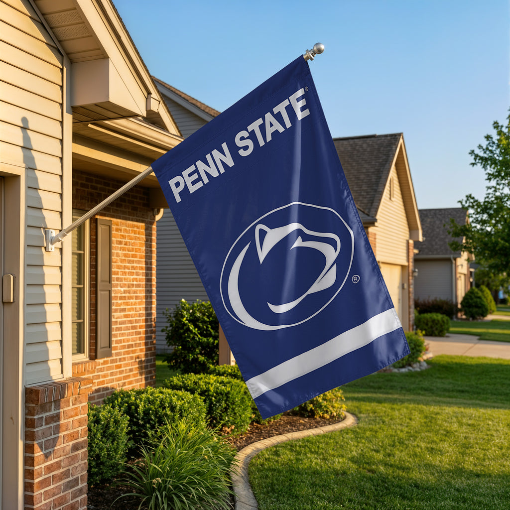 Penn State Nittany Lions Applique Banner Flag