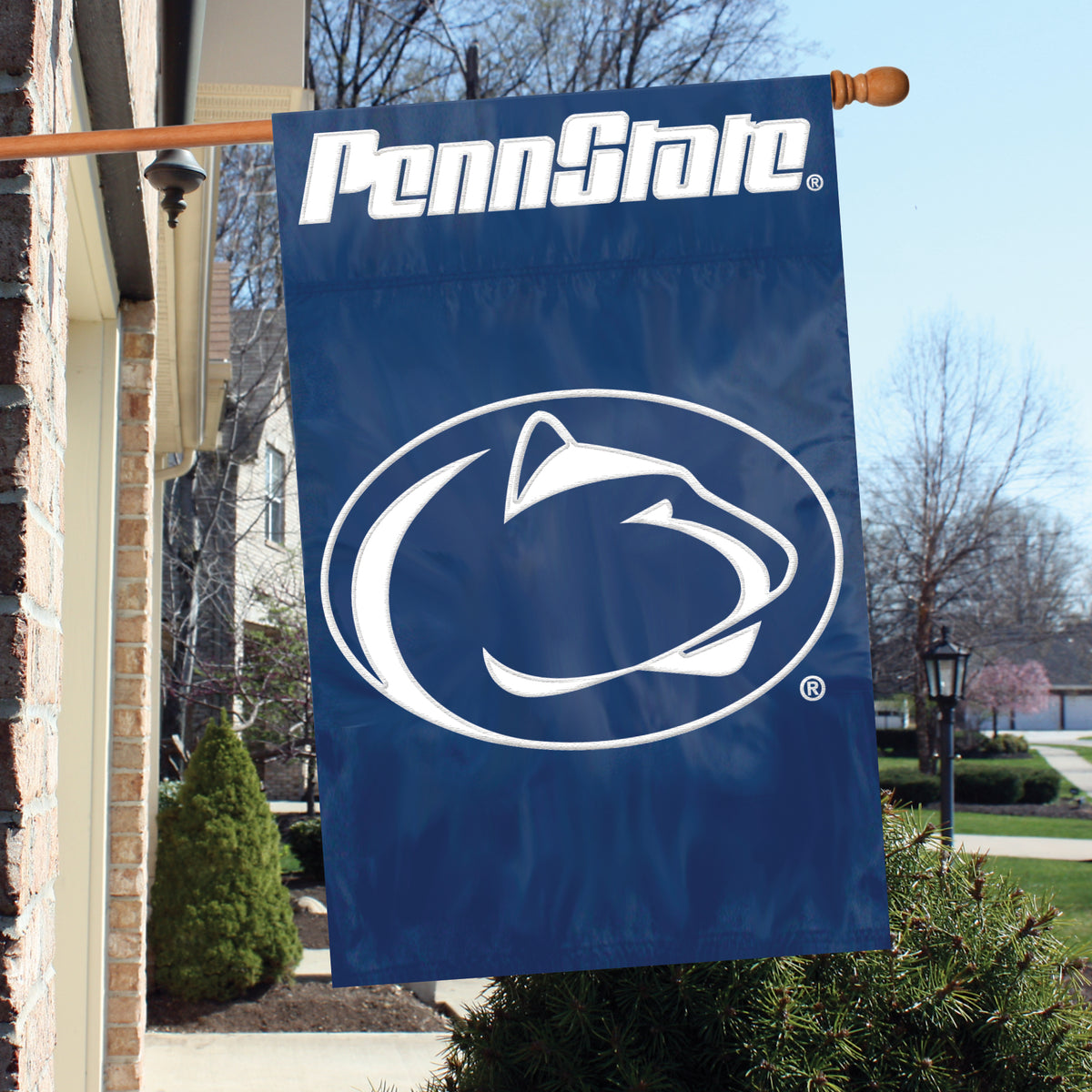 Penn State Nittany Lions Applique Banner Flag
