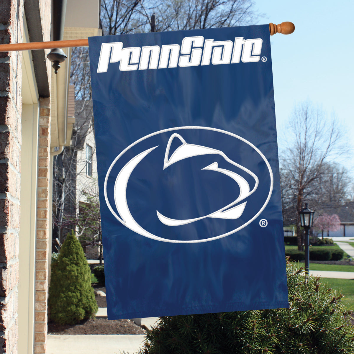 Penn State Nittany Lions Applique Banner Flag