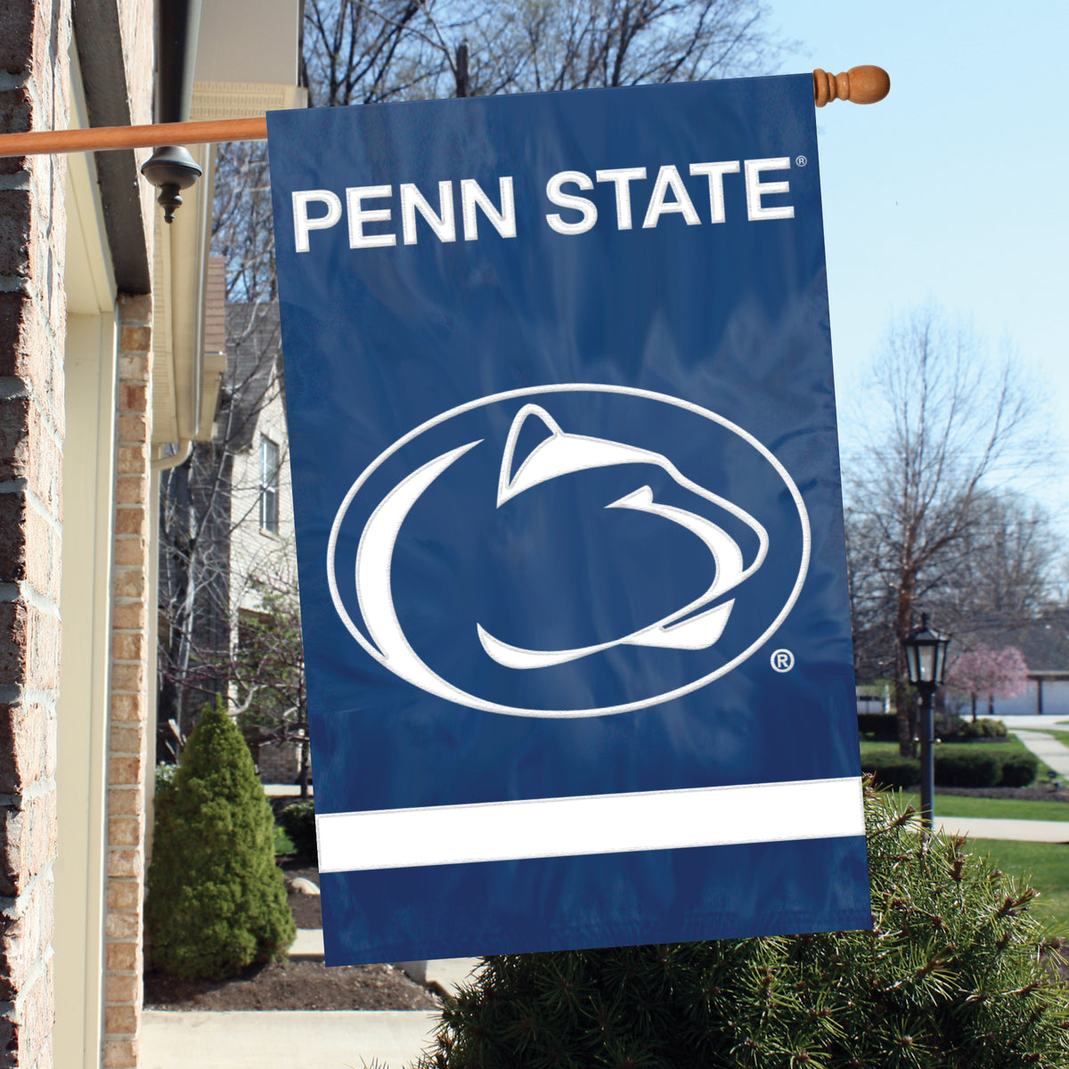 Penn State Nittany Lions Applique Banner Flag
