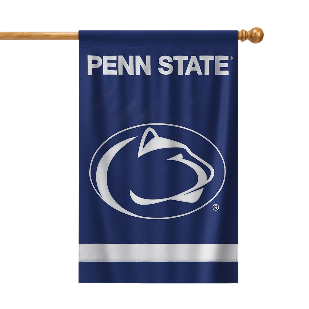 Penn State Nittany Lions Applique Banner Flag