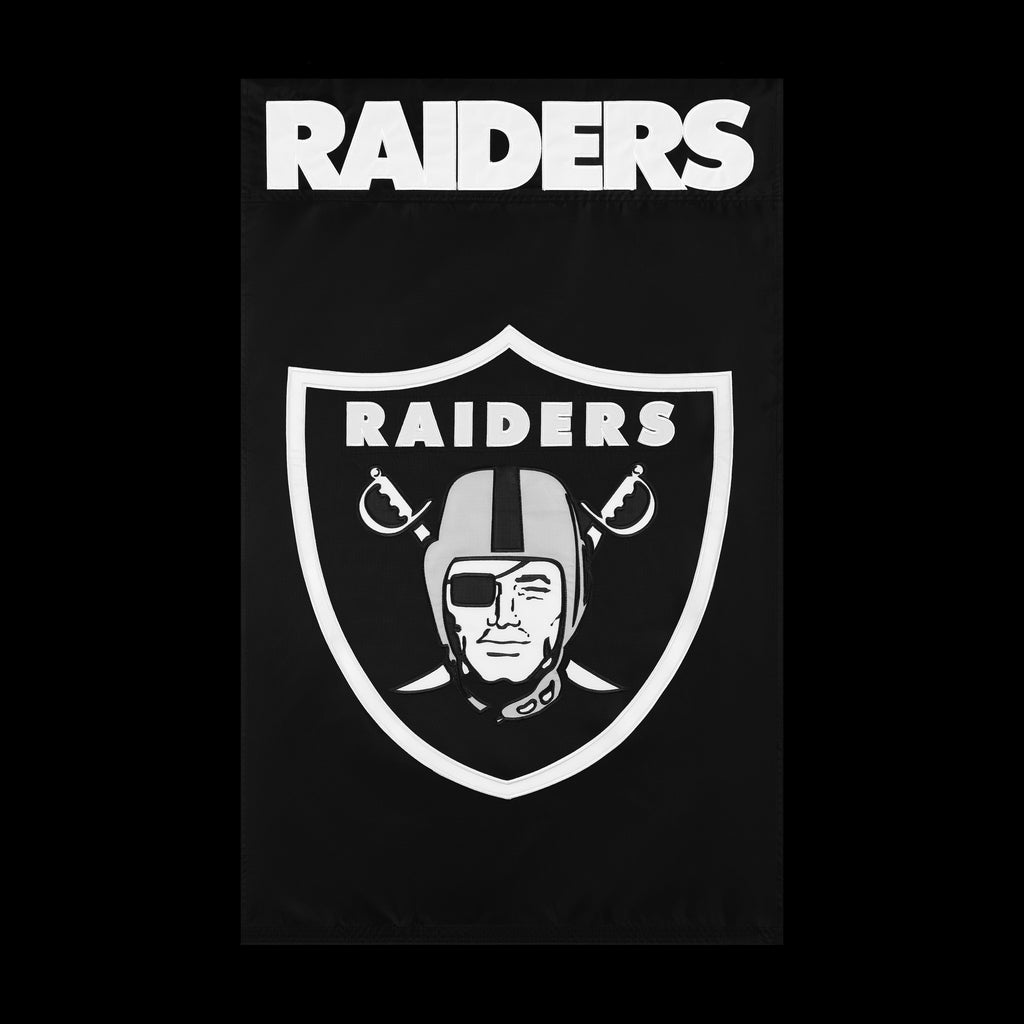 Las Vegas Raiders Applique Banner Flag