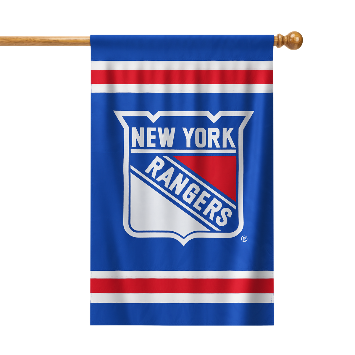 New York Rangers Applique Banner Flag