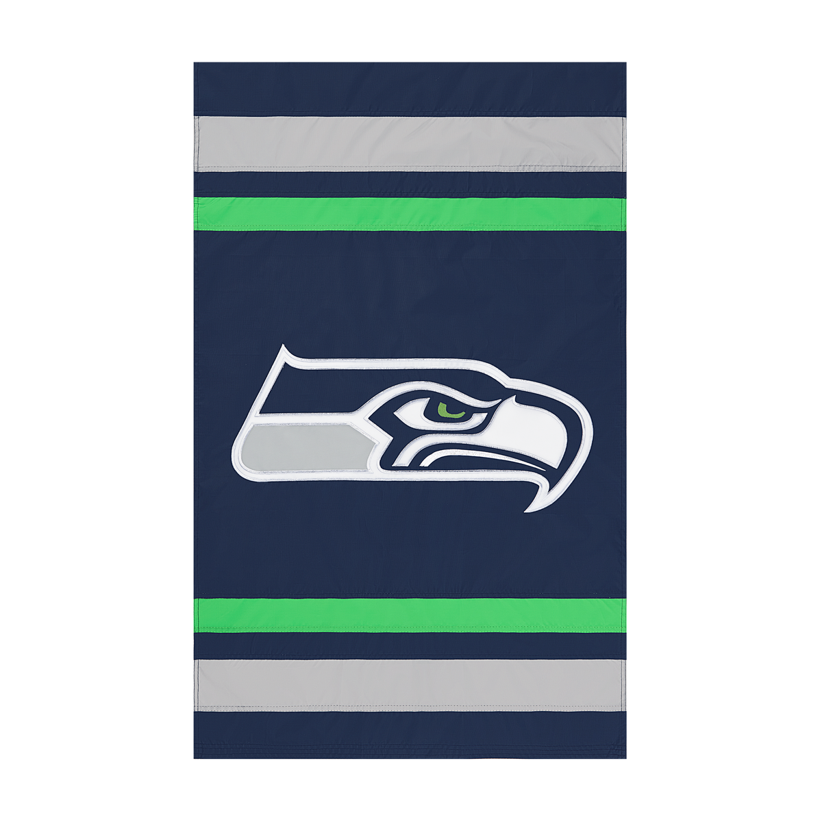 Seattle Seahawks Applique Banner Flag