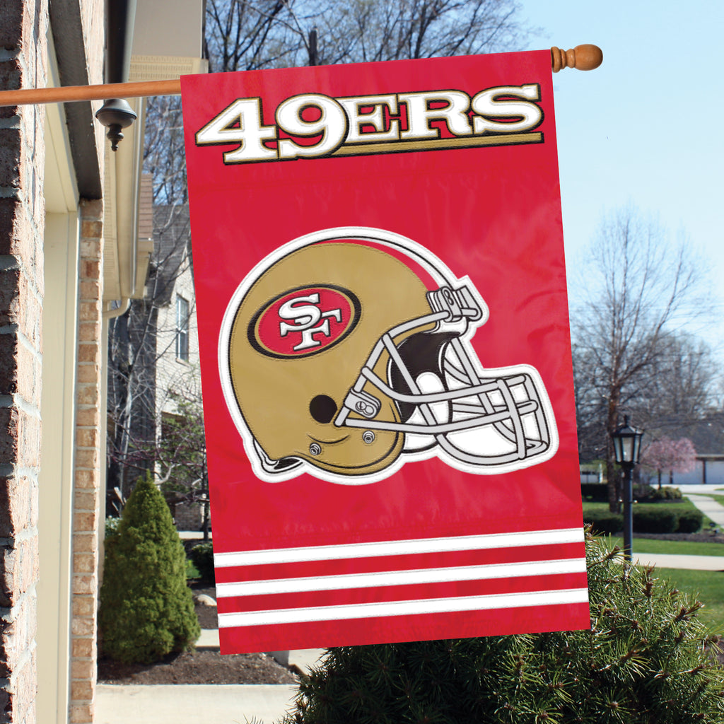 San Francisco 49ers Applique Banner Flag