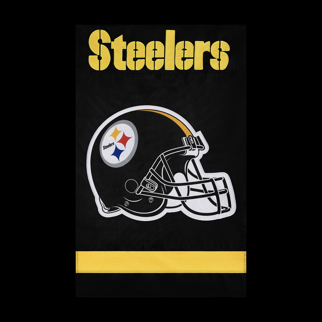 Pittsburgh Steelers Applique Banner Flag
