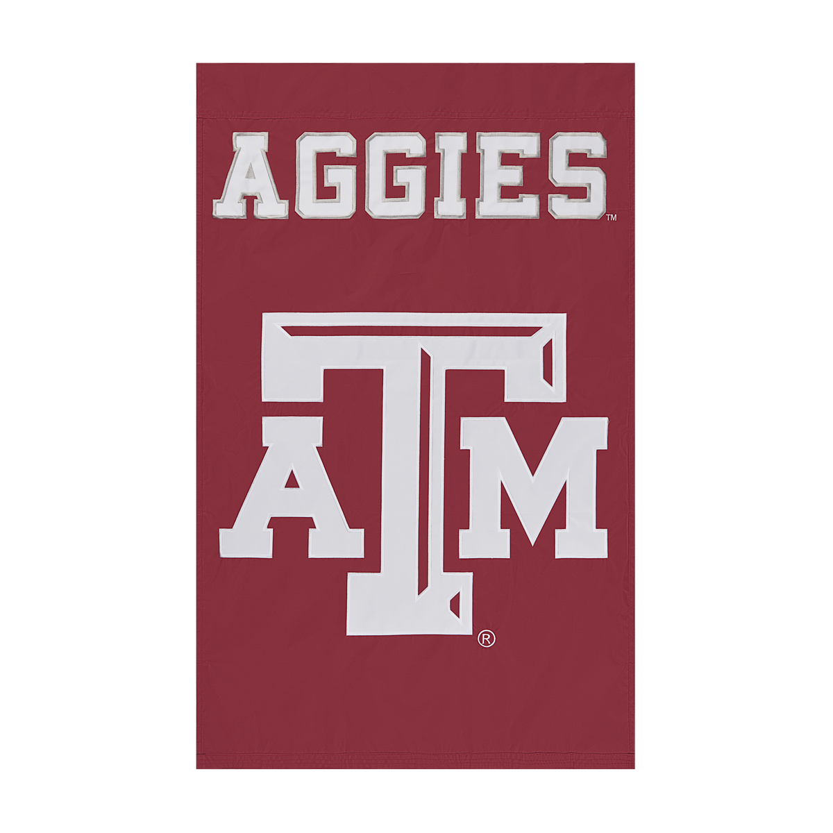 Texas A & M Aggies Applique Banner Flag