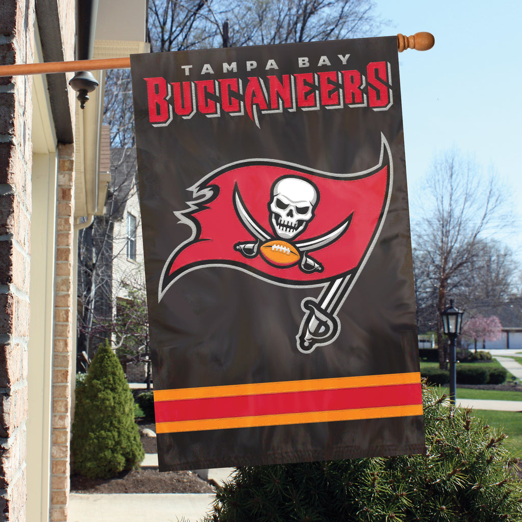 Tampa Bay Buccaneers Applique Banner Flag