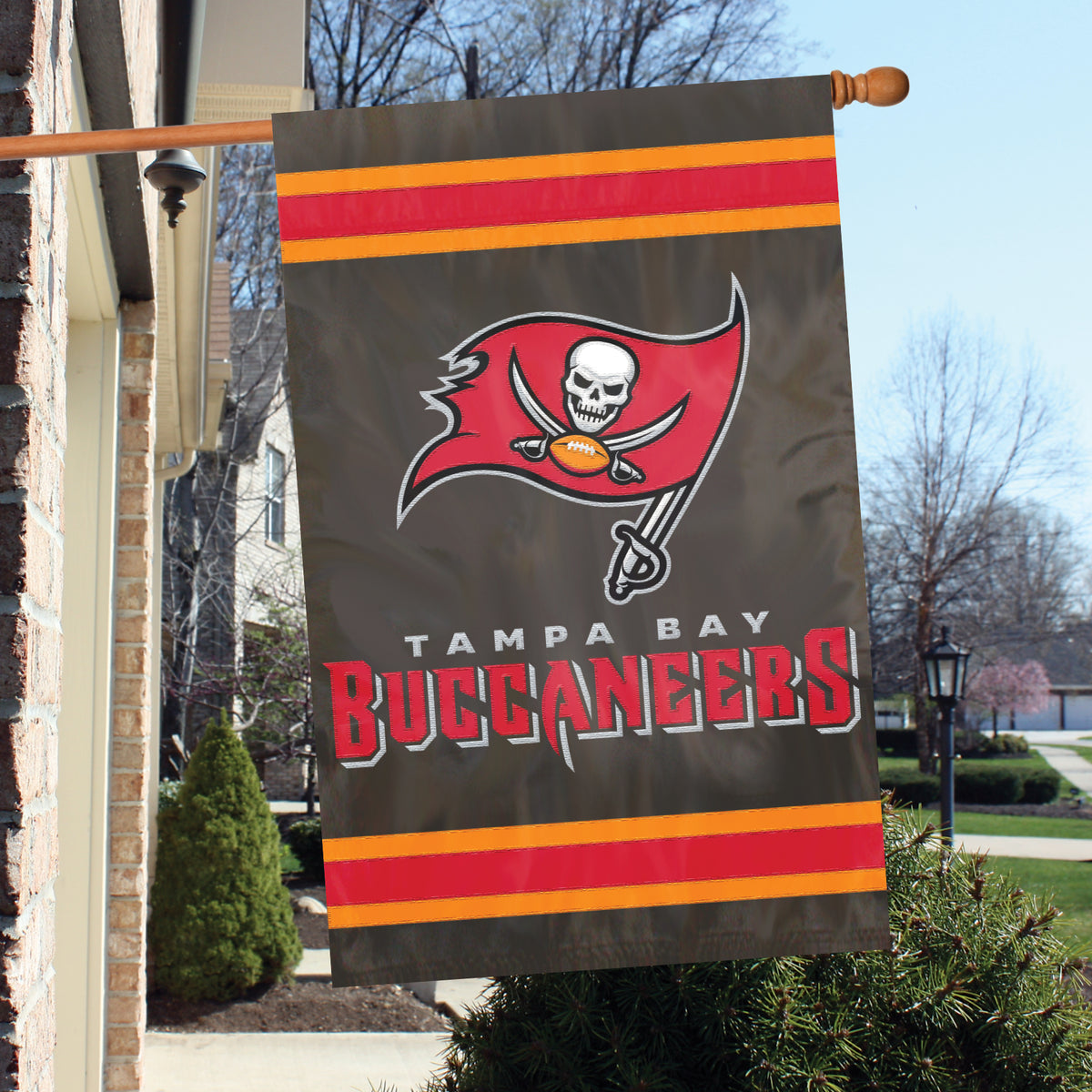 Tampa Bay Buccaneers Applique Banner Flag