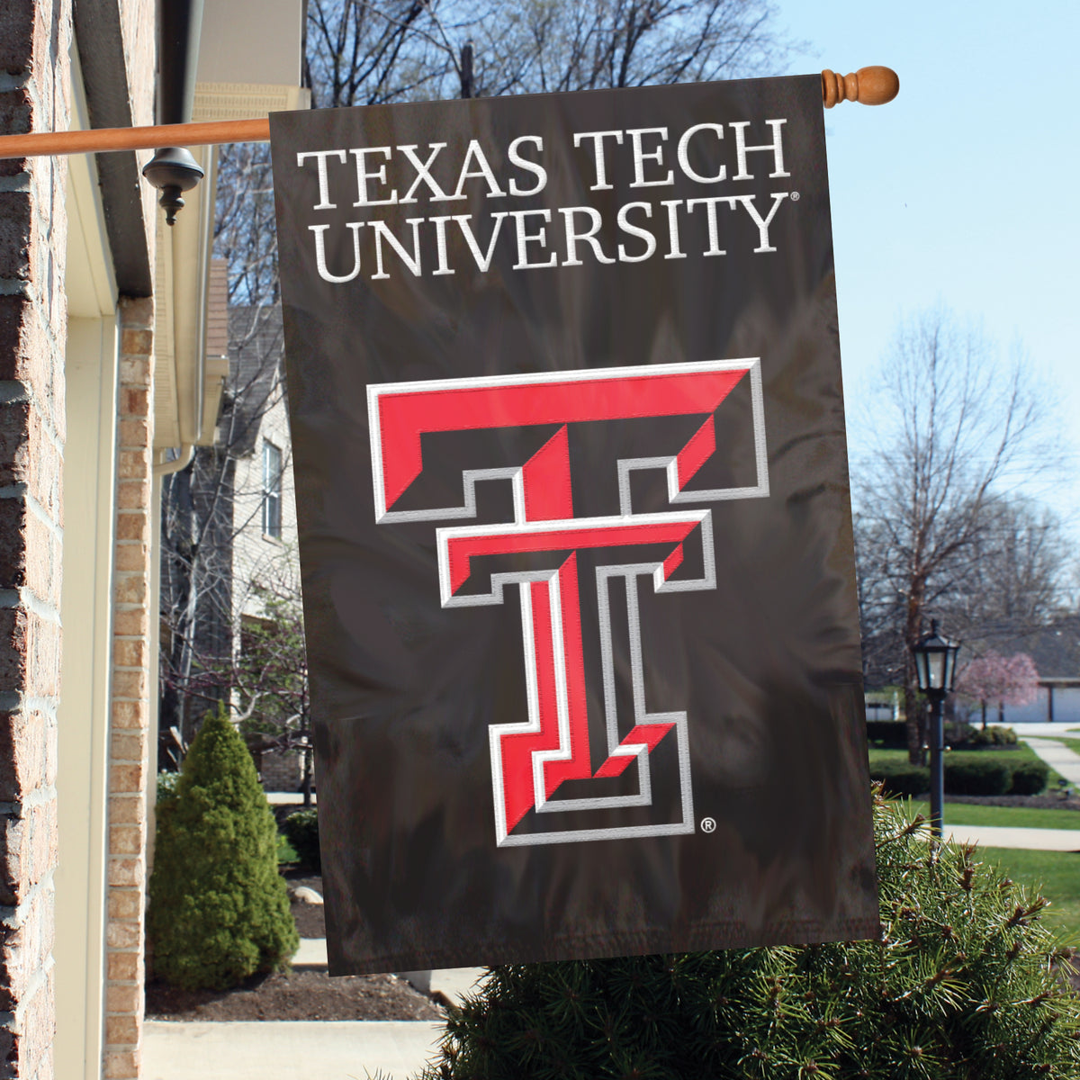 Texas Tech Red Raiders Applique Banner Flag
