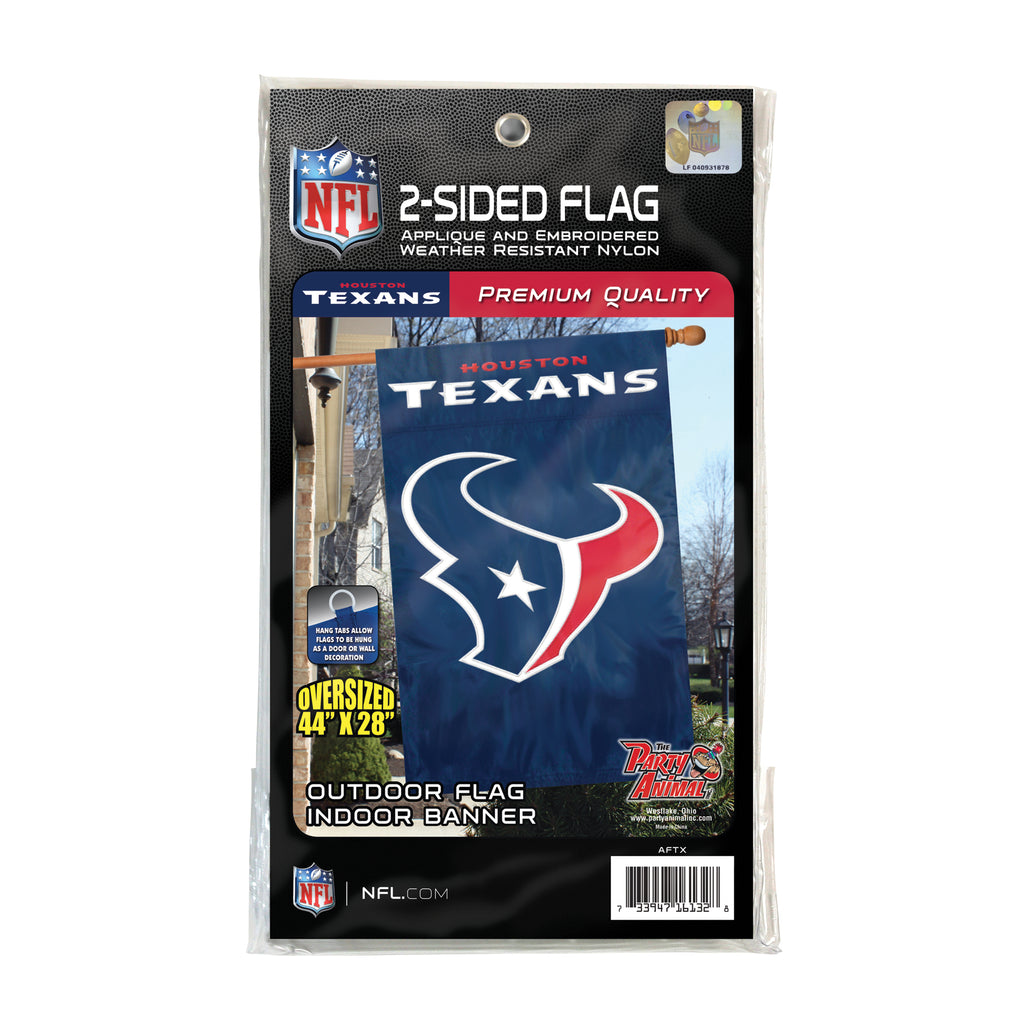 Houston Texans Applique Banner Flag