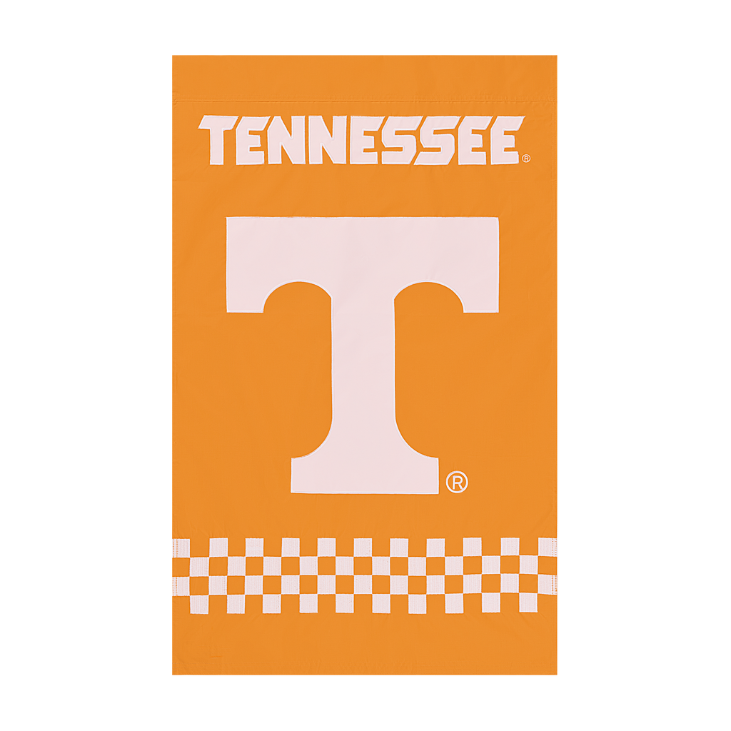 Tennessee Volunteers Applique Banner Flag