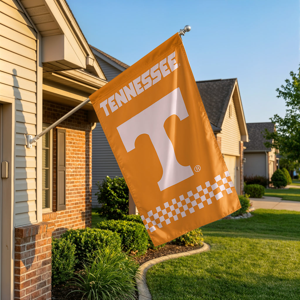 Tennessee Volunteers Applique Banner Flag