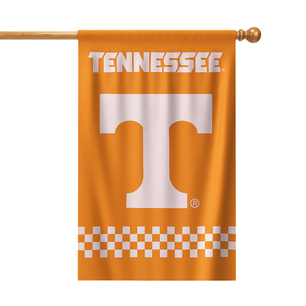 Tennessee Volunteers Applique Banner Flag