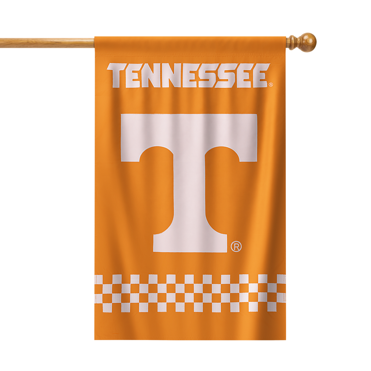 Tennessee Volunteers Applique Banner Flag
