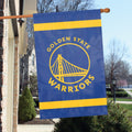 Golden State Warriors Applique Banner Flag