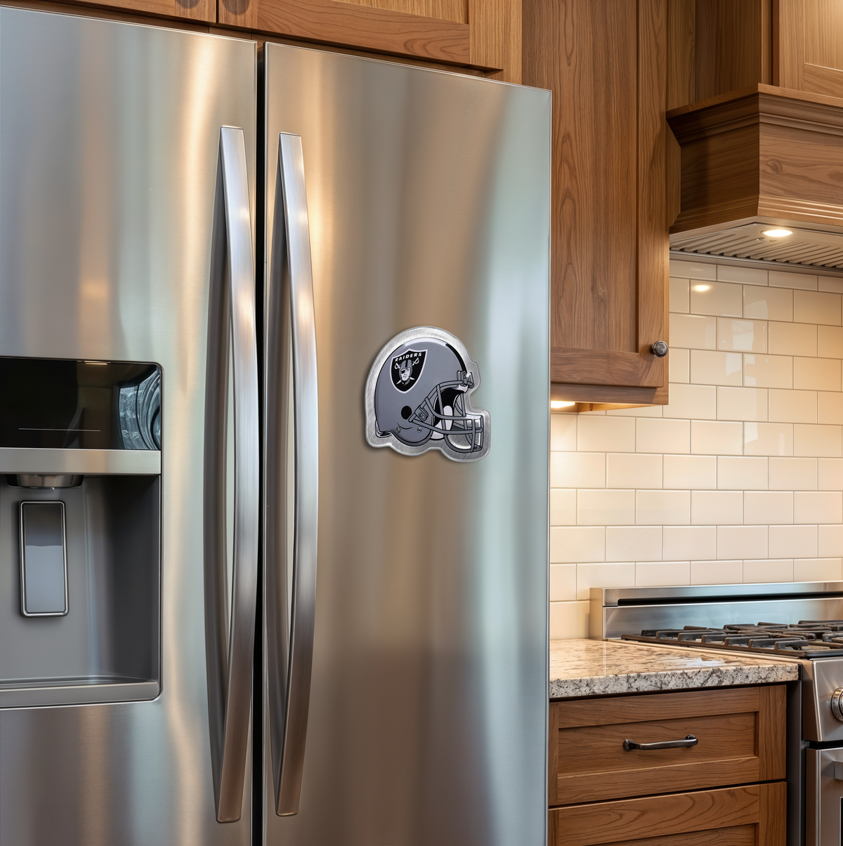 Las Vegas Raiders Helmet Bottle Opener