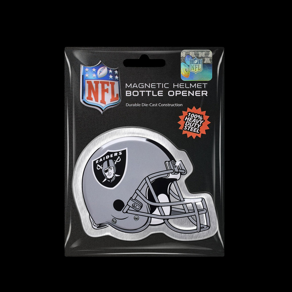 Las Vegas Raiders Helmet Bottle Opener