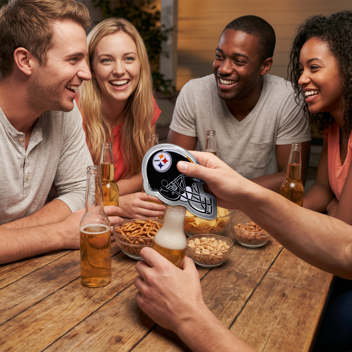 Pittsburgh Steelers Helmet Bottle Opener