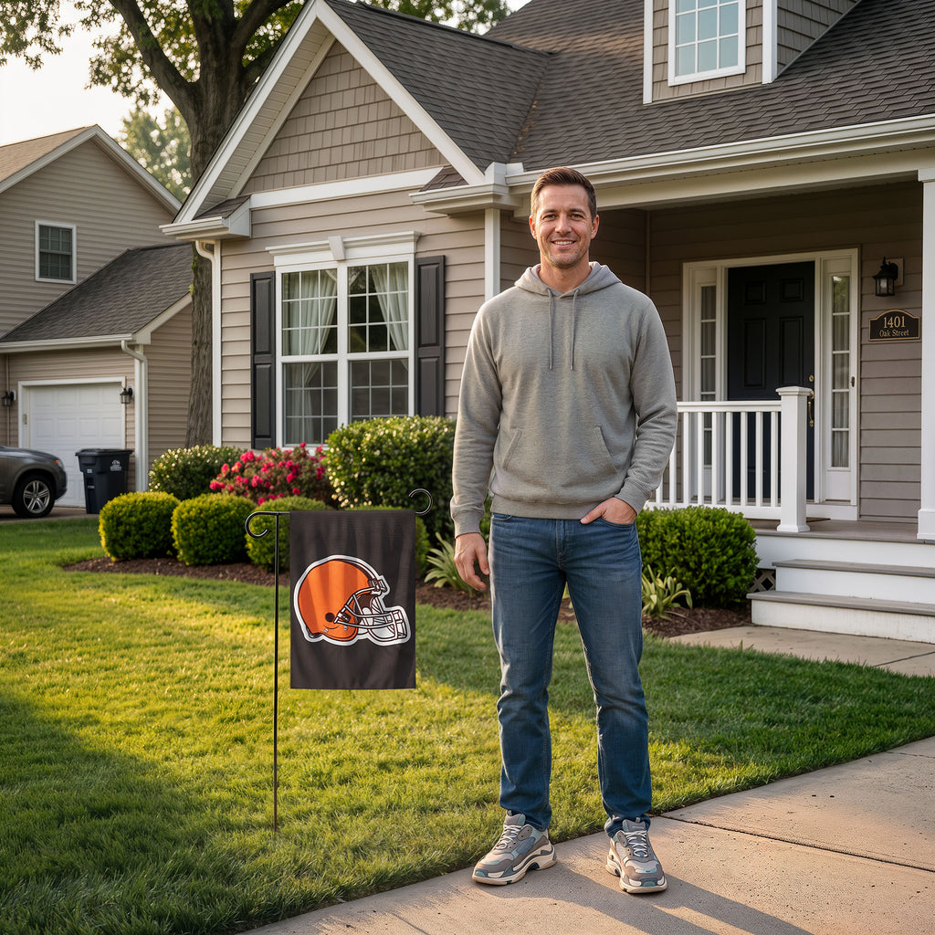Cleveland Browns Premium Garden Flag