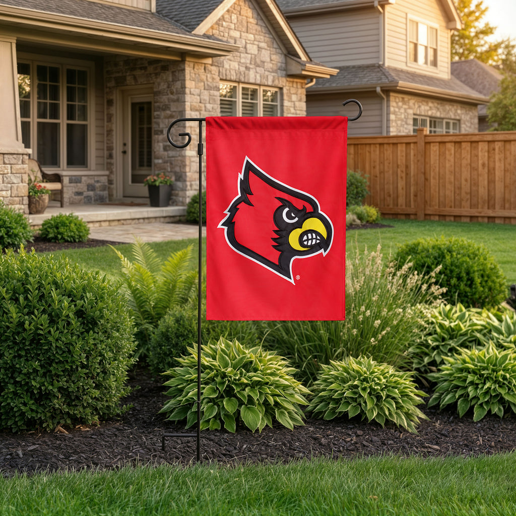 Louisville Cardinals Premium Garden Flag