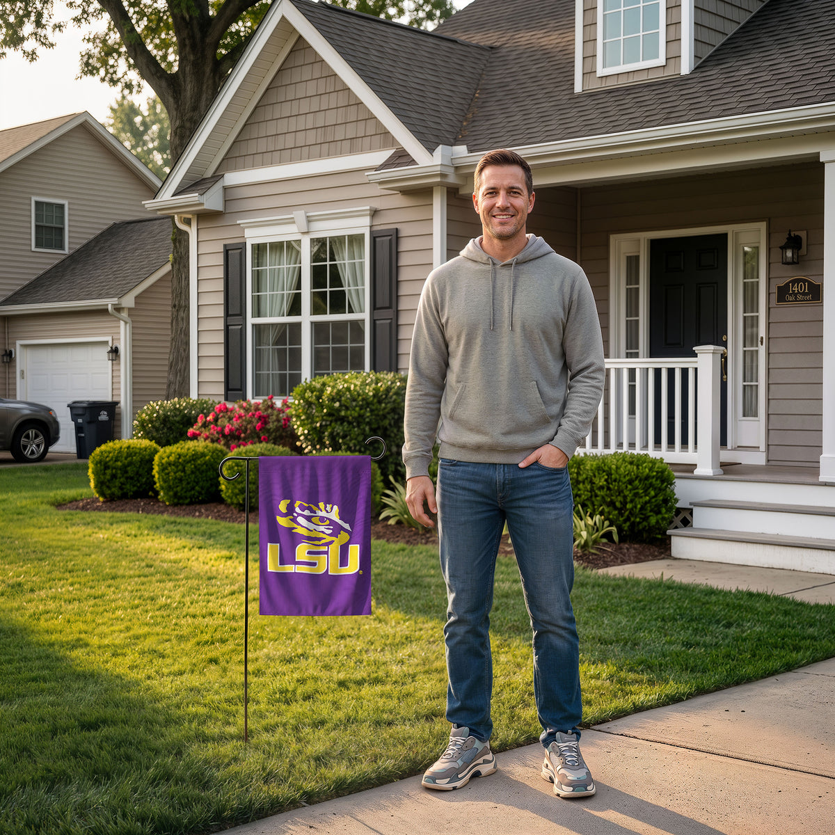 LSU Tigers Premium Garden Flag
