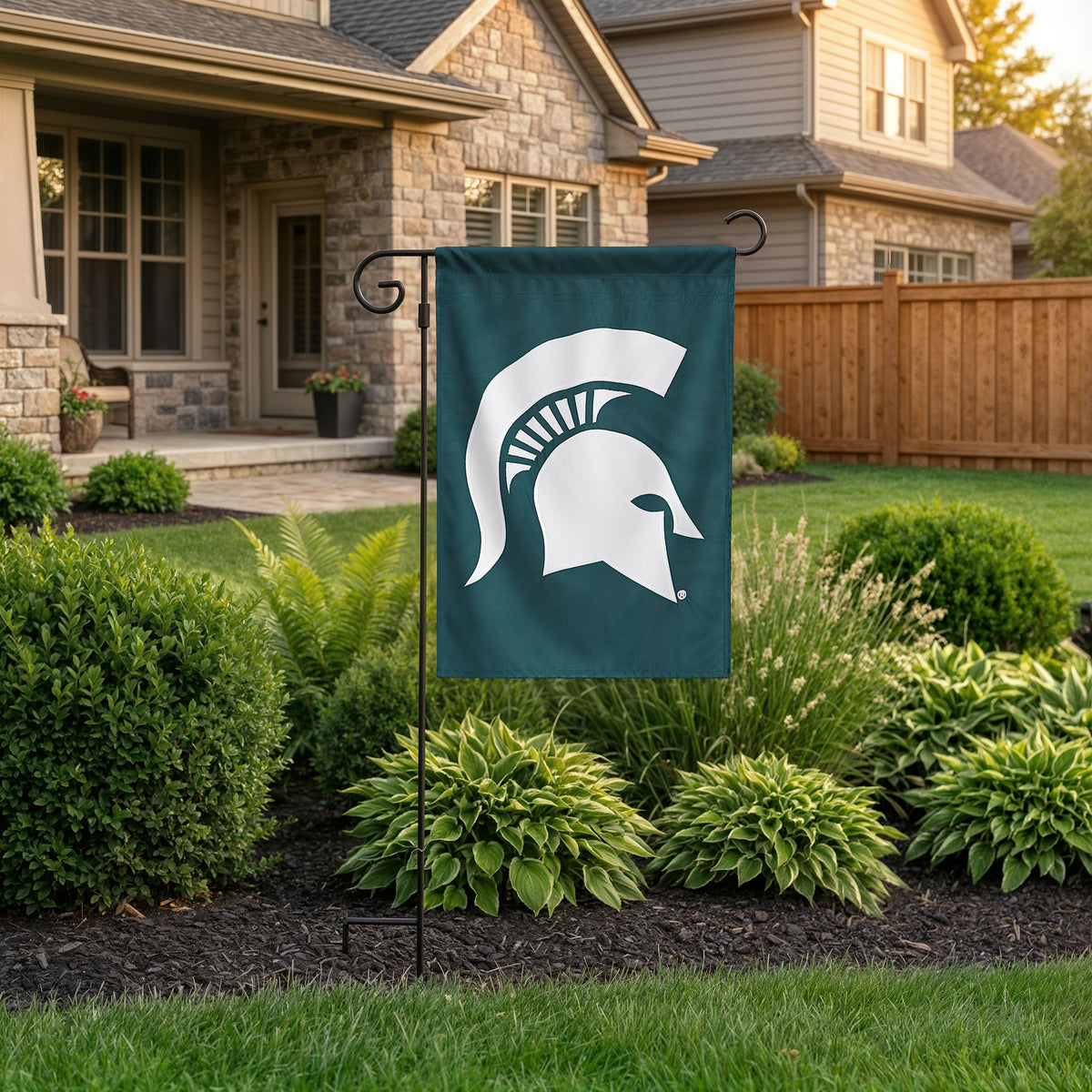 Michigan State Spartans Premium Garden Flag