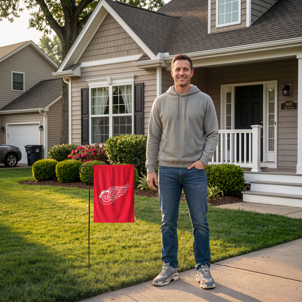 Detroit Red Wings Premium Garden Flag