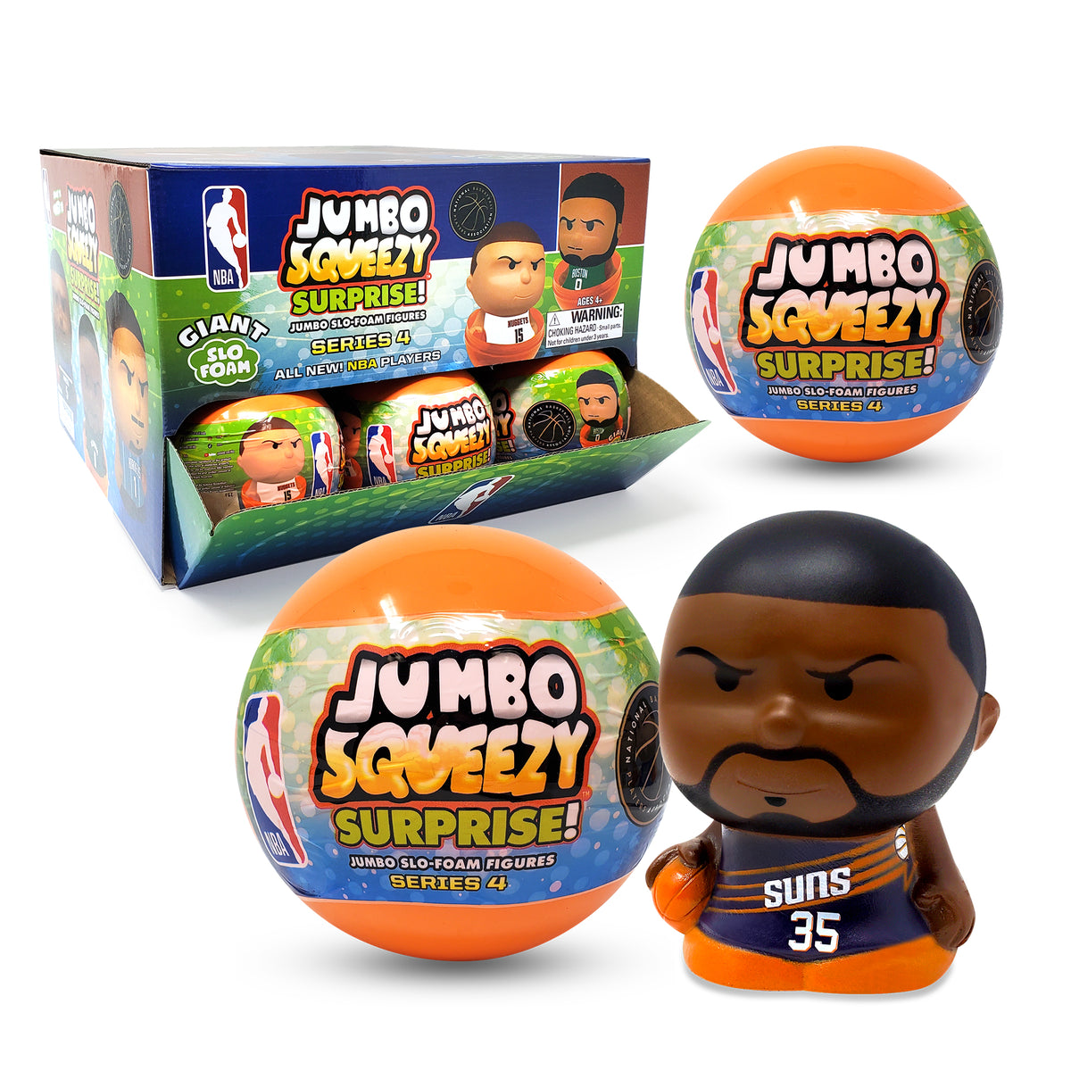 NBA Jumbo Squeezy Capsule Display - 18 ct 2025
