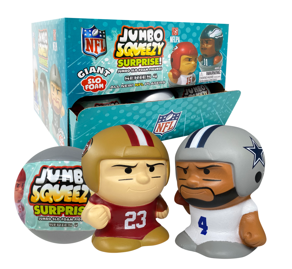 NFL Jumbo Squeezy Capsule Display 2025 - 18ct