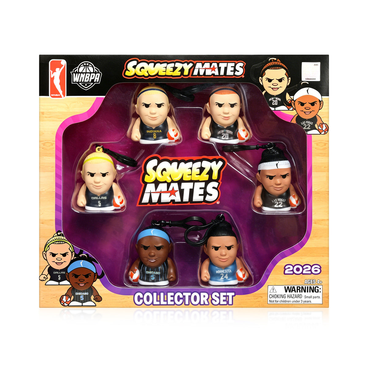 WNBA SqueezyMates 6-Figure Set 2026