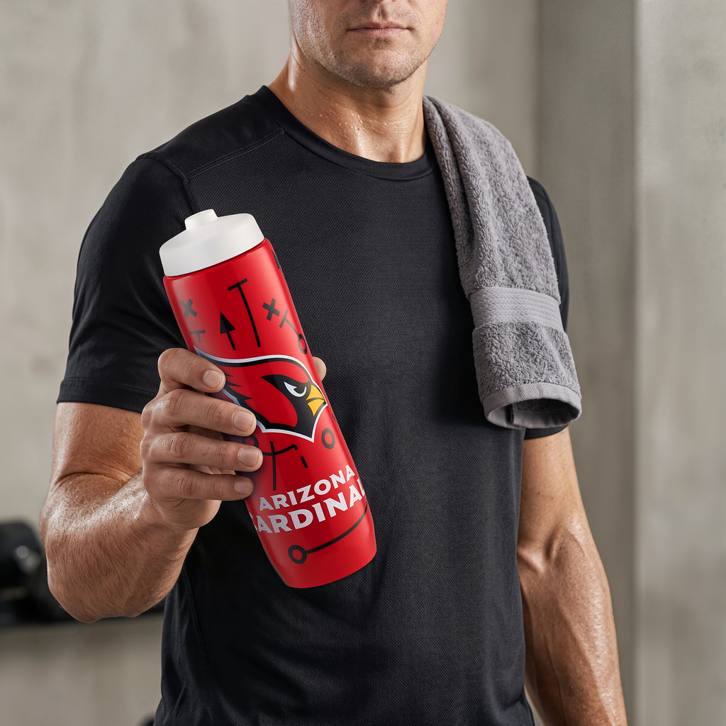 Arizona Cardinals Squeezy Water Bottle