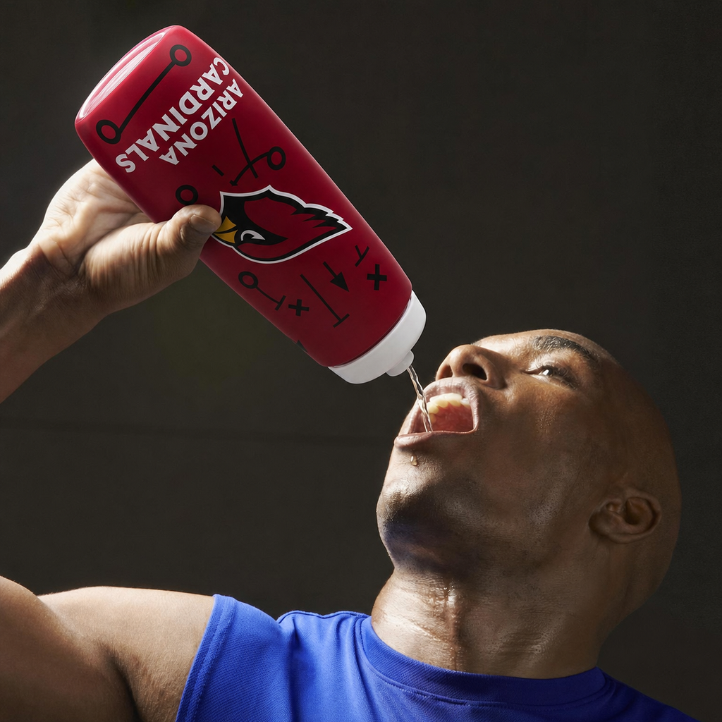 Arizona Cardinals Squeezy Water Bottle
