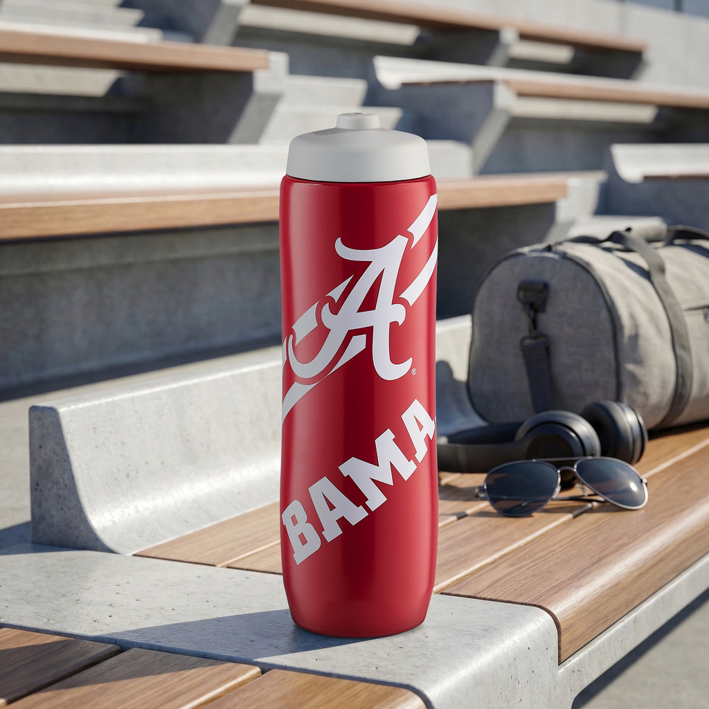 Alabama Squeezy Water Bottle