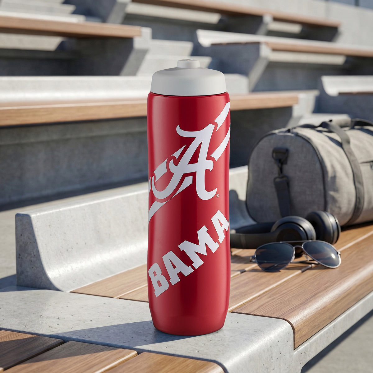 Alabama Squeezy Water Bottle