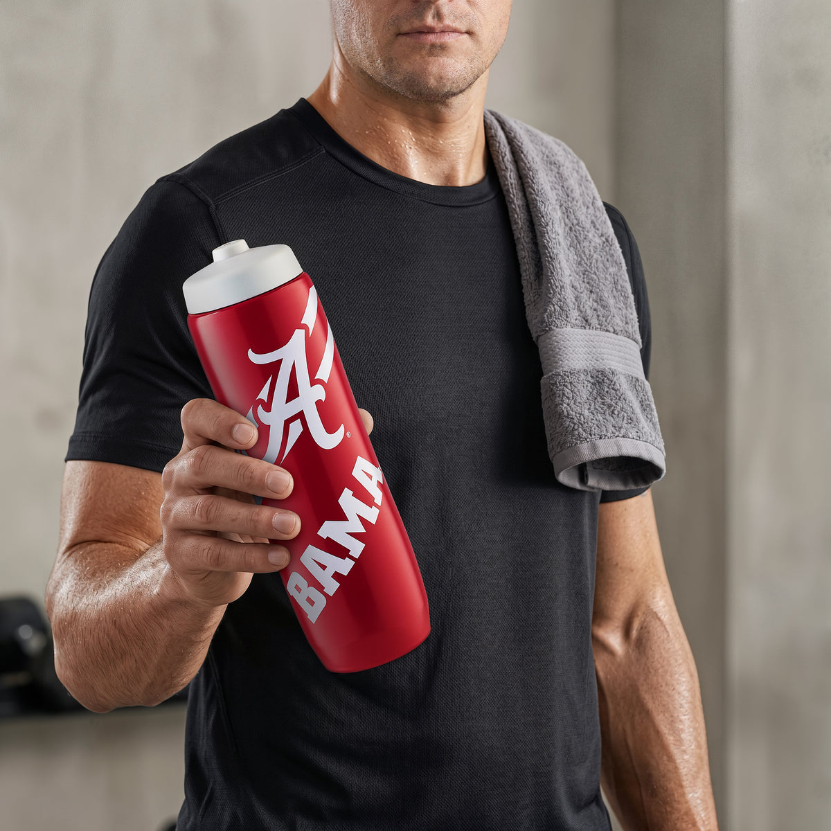 Alabama Squeezy Water Bottle