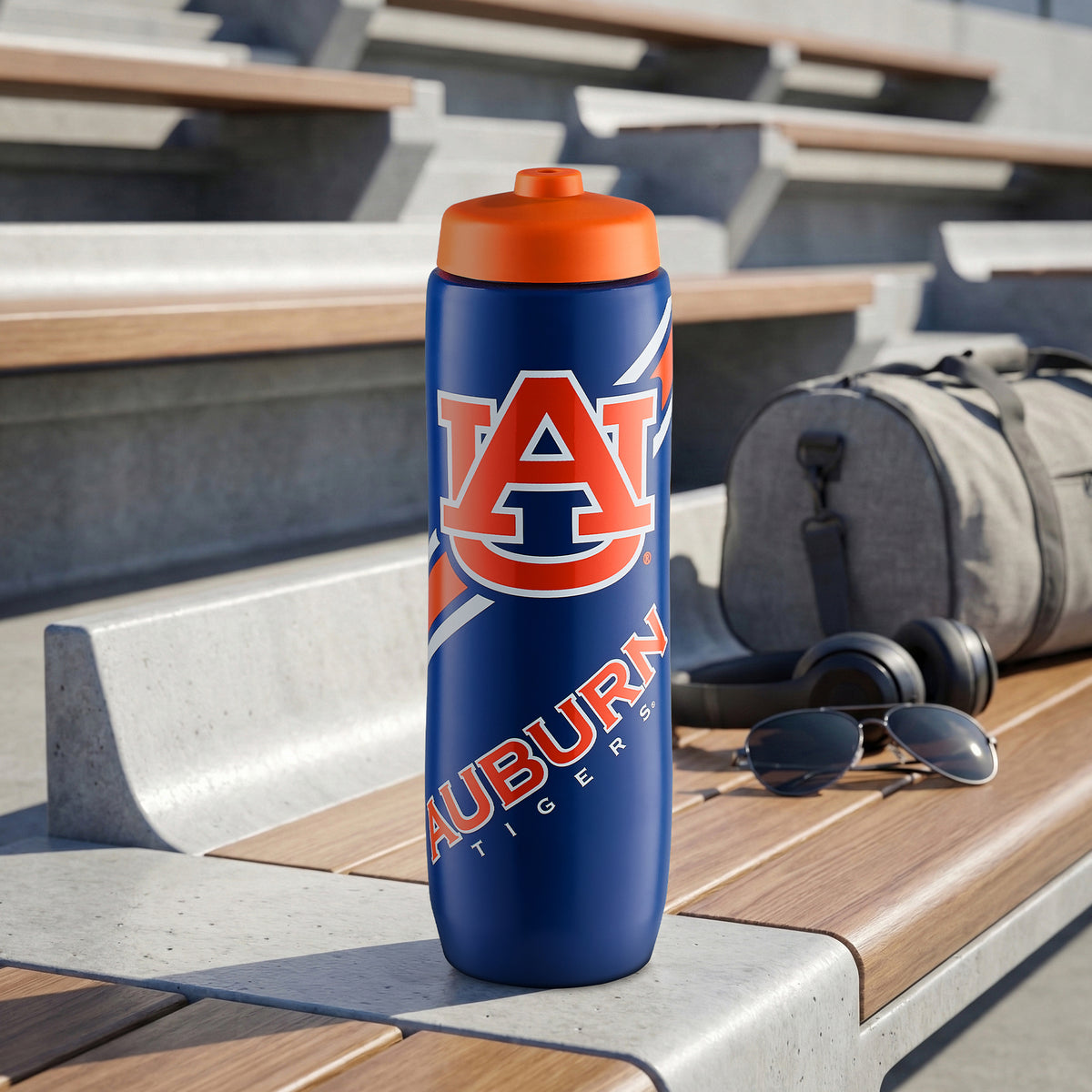 Auburn Squeezy Water Bottle
