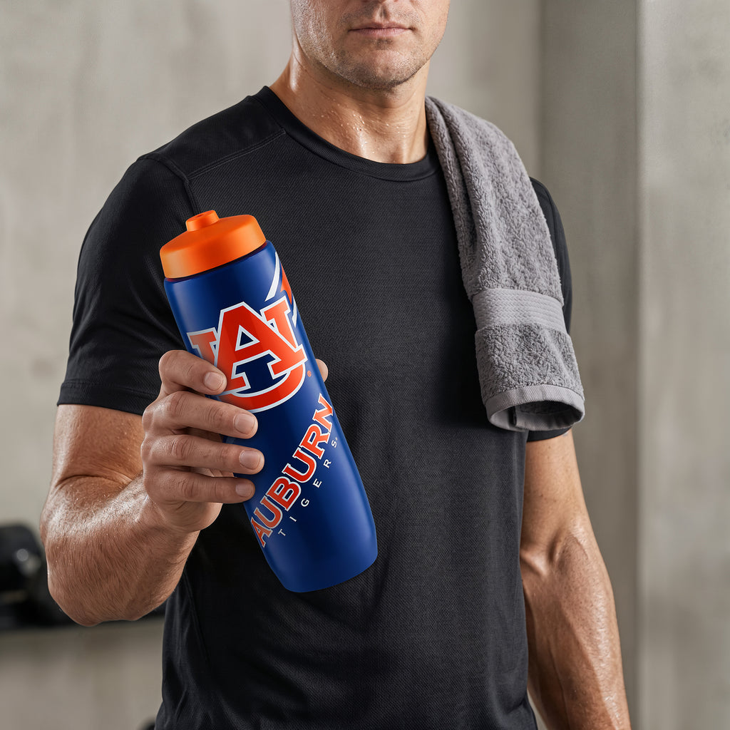 Auburn Squeezy Water Bottle