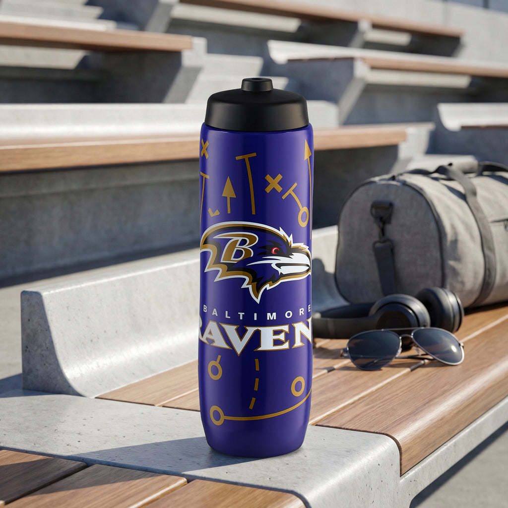 Baltimore Ravens Squeezy Water Bottle