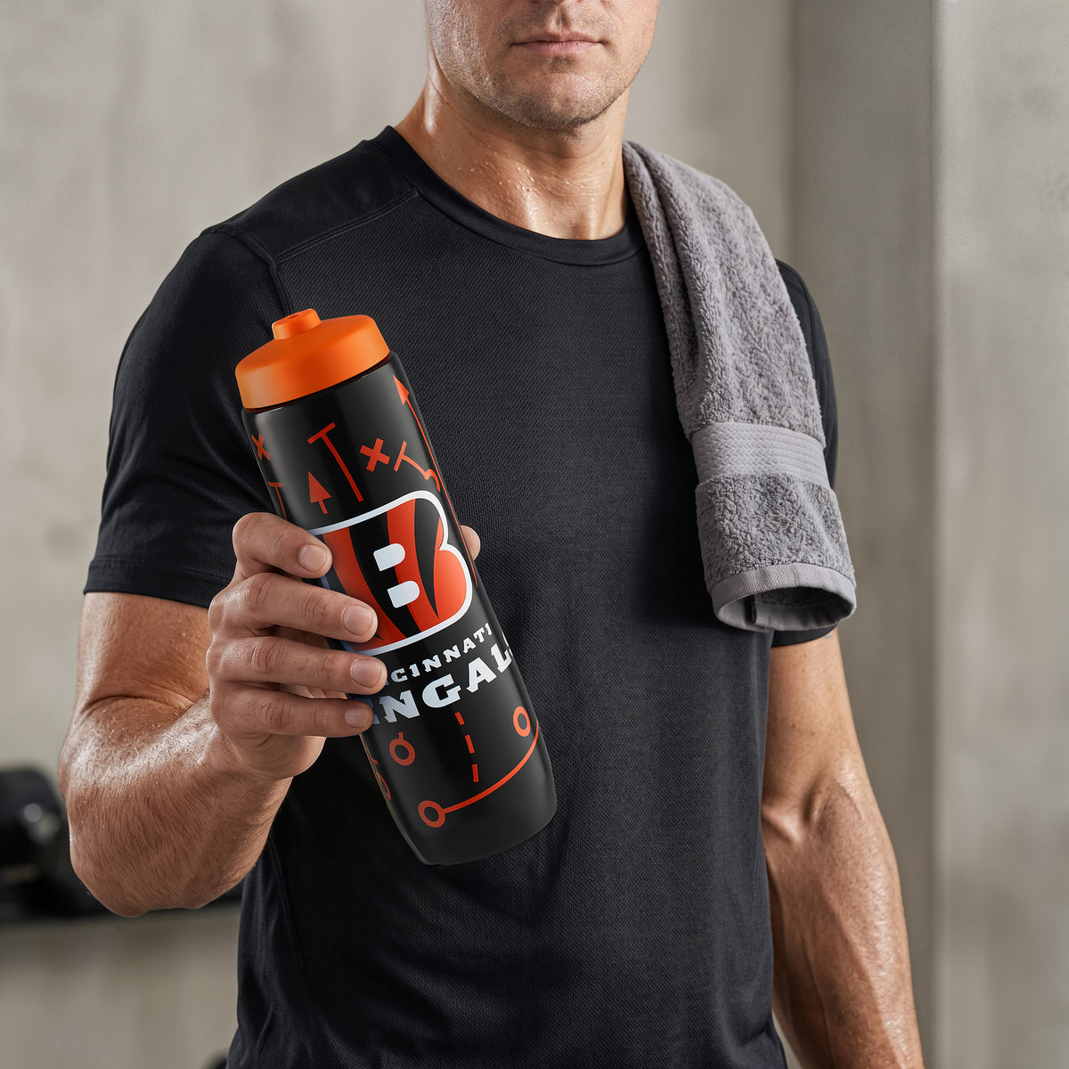 Cincinnati Bengals Squeezy Water Bottle