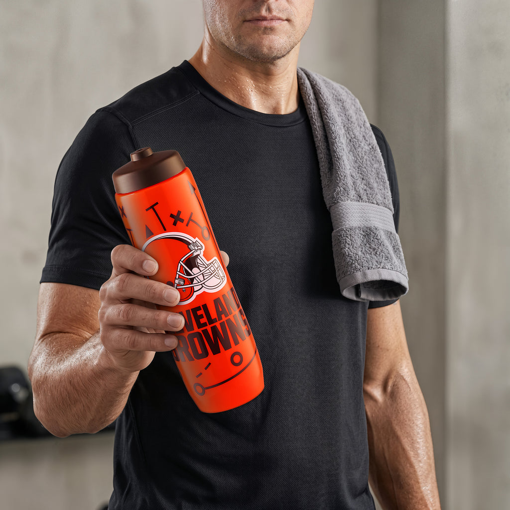 Cleveland Browns Squeezy Water Bottle
