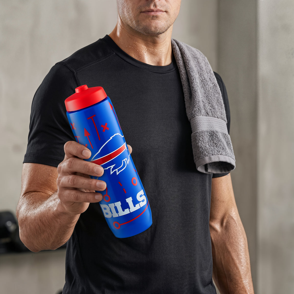 Buffalo Bills Squeezy Water Bottle
