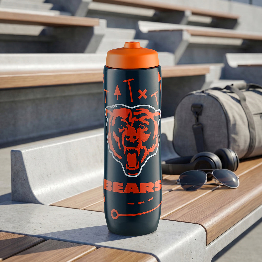 Chicago Bears Squeezy Water Bottle