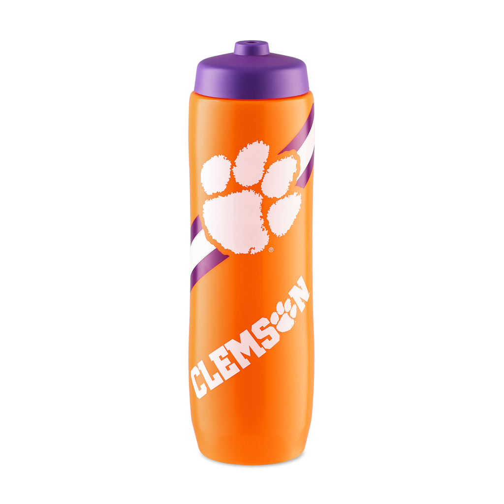 Clemson Squeezy Water Bottle