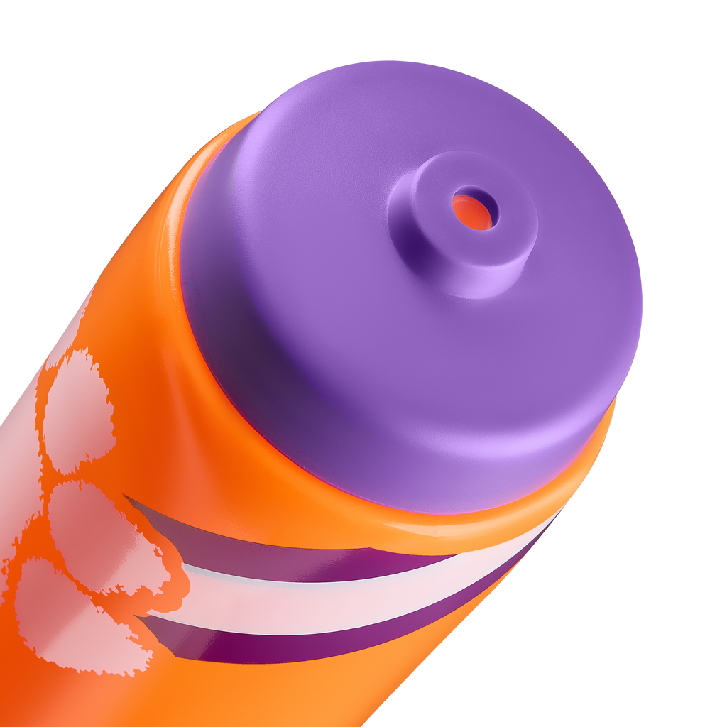 Clemson Squeezy Water Bottle