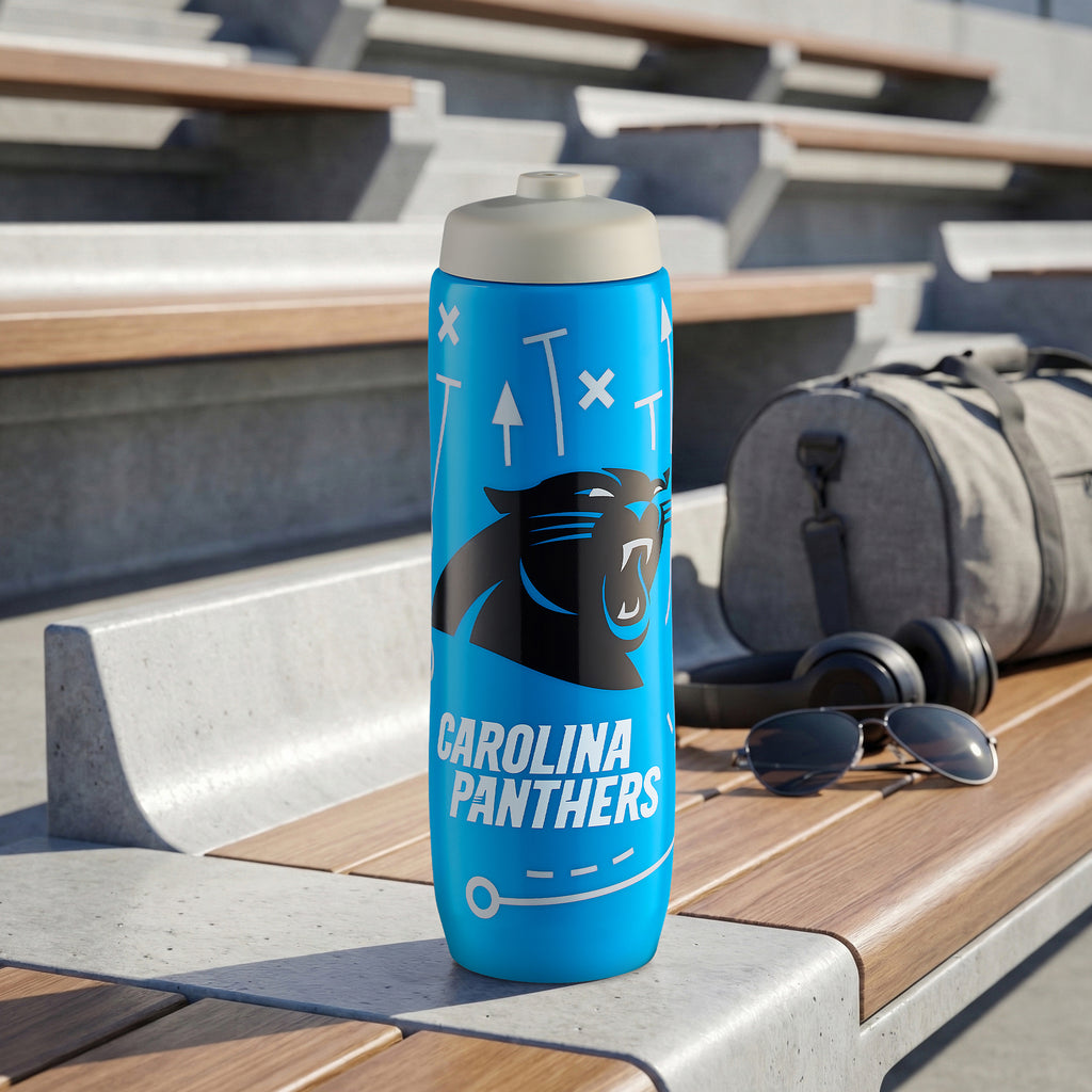 Carolina Panthers Squeezy Water Bottle