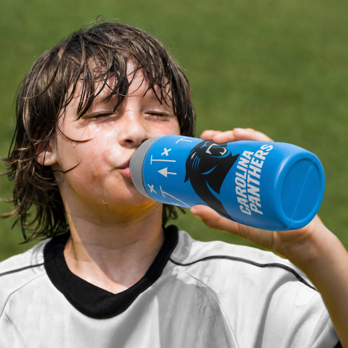 Carolina Panthers Squeezy Water Bottle