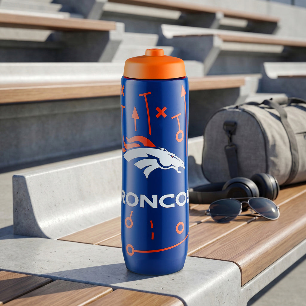 Denver Broncos Squeezy Water Bottle