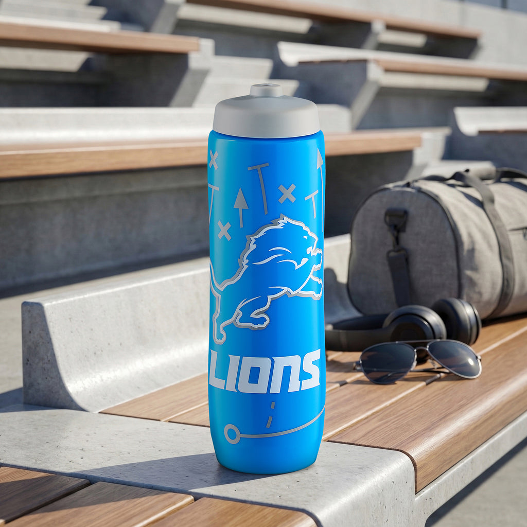 Detroit Lions Squeezy Water Bottle